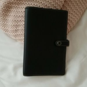 Authentic Coach leather planner/address book case